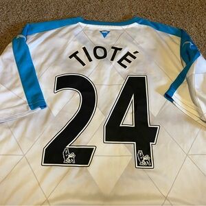 Throwback Newcastle United Tiote #24 (RIP) Puma Soccer Jersey